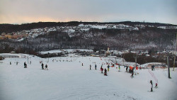 Horní část sjezdovky skiareálu Hlubočky