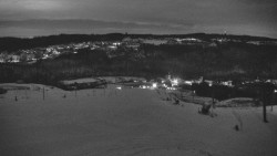 Horní část sjezdovky skiareálu Hlubočky