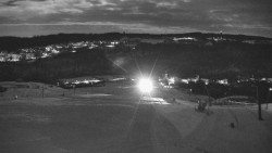 Horní část sjezdovky skiareálu Hlubočky