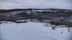 Horní část sjezdovky skiareálu Hlubočky