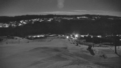 Horní část sjezdovky skiareálu Hlubočky