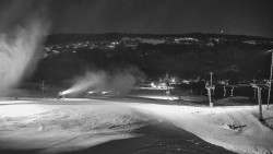 Horní část sjezdovky skiareálu Hlubočky