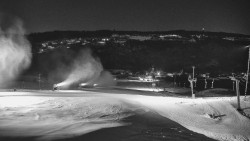 Horní část sjezdovky skiareálu Hlubočky