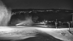 Horní část sjezdovky skiareálu Hlubočky