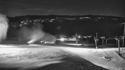 Horní část sjezdovky skiareálu Hlubočky