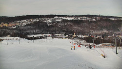 Horní část sjezdovky skiareálu Hlubočky