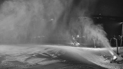 Horní část sjezdovky skiareálu Hlubočky