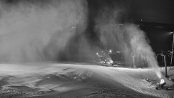 Horní část sjezdovky skiareálu Hlubočky