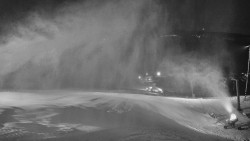 Horní část sjezdovky skiareálu Hlubočky