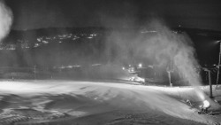 Horní část sjezdovky skiareálu Hlubočky