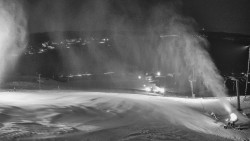 Horní část sjezdovky skiareálu Hlubočky