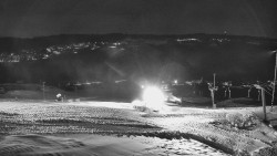 Horní část sjezdovky skiareálu Hlubočky