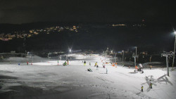 Horní část sjezdovky skiareálu Hlubočky