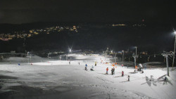 Horní část sjezdovky skiareálu Hlubočky