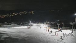 Horní část sjezdovky skiareálu Hlubočky