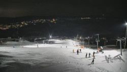 Horní část sjezdovky skiareálu Hlubočky