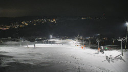 Horní část sjezdovky skiareálu Hlubočky