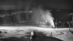 Horní část sjezdovky skiareálu Hlubočky