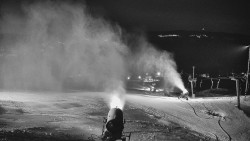 Horní část sjezdovky skiareálu Hlubočky