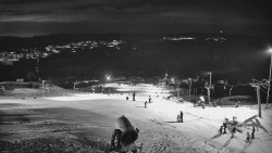 Horní část sjezdovky skiareálu Hlubočky