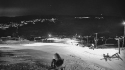 Horní část sjezdovky skiareálu Hlubočky