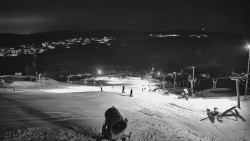 Horní část sjezdovky skiareálu Hlubočky