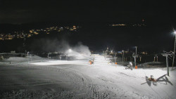 Horní část sjezdovky skiareálu Hlubočky