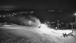 Horní část sjezdovky skiareálu Hlubočky