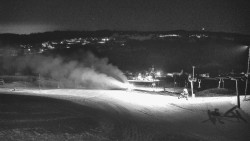 Horní část sjezdovky skiareálu Hlubočky