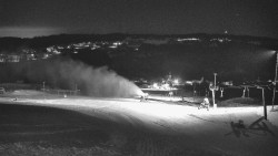 Horní část sjezdovky skiareálu Hlubočky