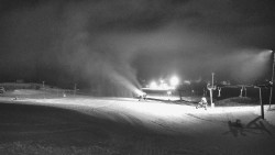 Horní část sjezdovky skiareálu Hlubočky