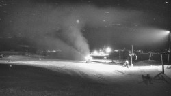 Horní část sjezdovky skiareálu Hlubočky