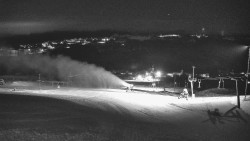 Horní část sjezdovky skiareálu Hlubočky