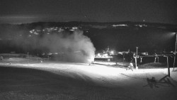 Horní část sjezdovky skiareálu Hlubočky