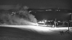 Horní část sjezdovky skiareálu Hlubočky