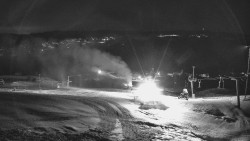 Horní část sjezdovky skiareálu Hlubočky