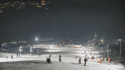 Horní část sjezdovky skiareálu Hlubočky