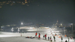 Horní část sjezdovky skiareálu Hlubočky