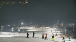 Horní část sjezdovky skiareálu Hlubočky