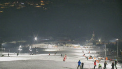 Horní část sjezdovky skiareálu Hlubočky