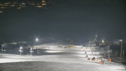 Horní část sjezdovky skiareálu Hlubočky