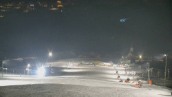 Horní část sjezdovky skiareálu Hlubočky