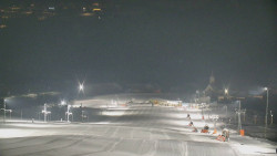 Horní část sjezdovky skiareálu Hlubočky