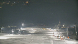 Horní část sjezdovky skiareálu Hlubočky