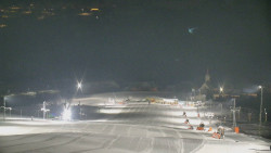 Horní část sjezdovky skiareálu Hlubočky