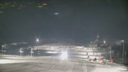 Horní část sjezdovky skiareálu Hlubočky