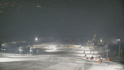 Horní část sjezdovky skiareálu Hlubočky