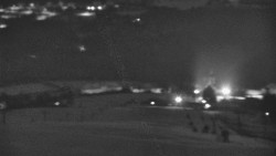 Horní část sjezdovky skiareálu Hlubočky