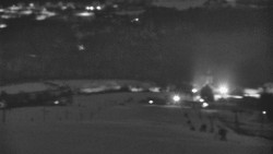 Horní část sjezdovky skiareálu Hlubočky