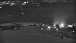 Horní část sjezdovky skiareálu Hlubočky